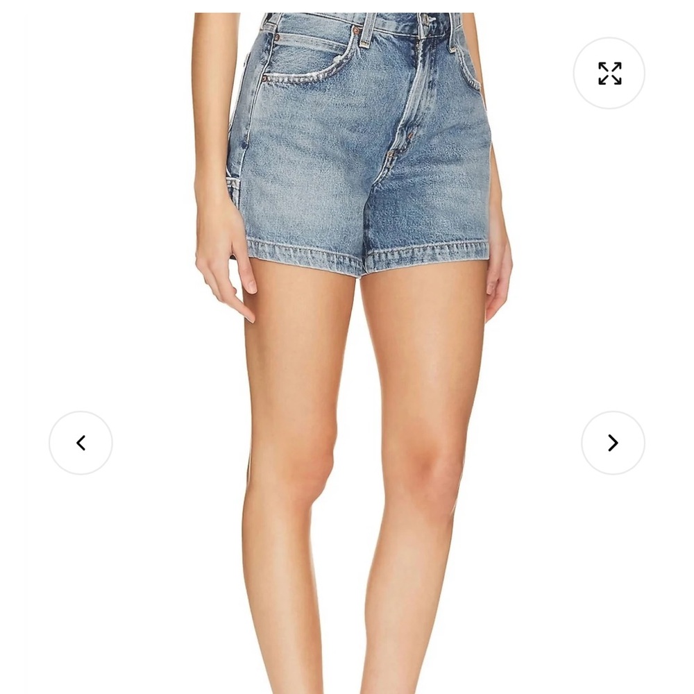 Agolde Blue Jean Shorts